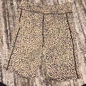 Volcom leopard print Bike Shorts